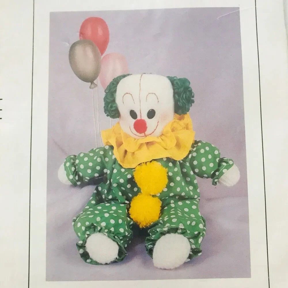 Sewing With Socks CORKY CLOWN 14.5